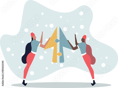 Joint venture business partnership agree to share resource and work together to achieve same goal,life and employment of people.