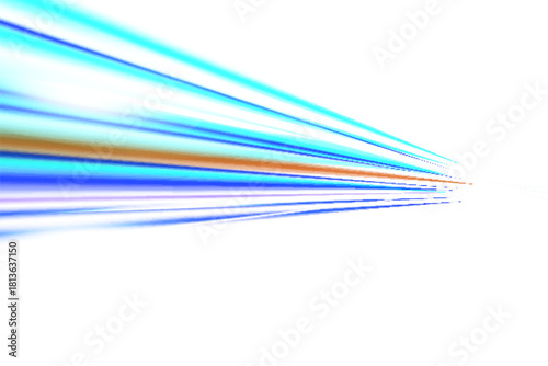 High speed. Radial motion blur background. Vector illustration.