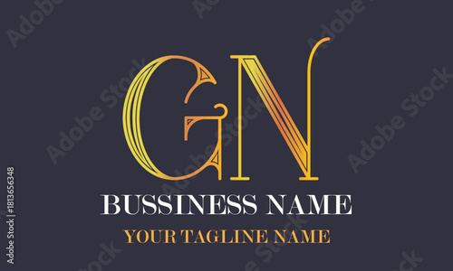 GN G gn initial logo | initial based abstract modern minimal creative logo, vector template image. luxury logotype logo, real estate homie logo. typography logo. initials logo