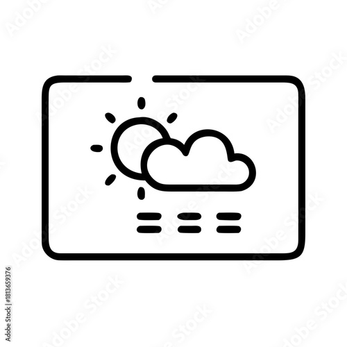 Weather Forecast Screen Icon