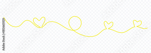 Heart line scribble style decoration element vector illustration. Hand drawn linear love heart design. Decorative hand-drawn doodle heart, romantic line art love sketch design, cute valentine eps10