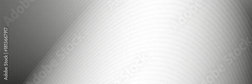 Silver background with metal mirror texture. Chrome gradient surface with simple abstract light ball.