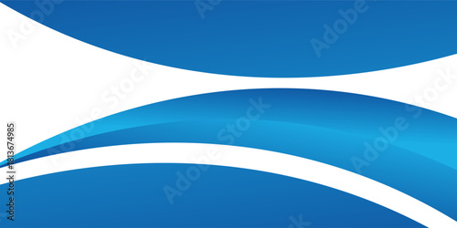 abstract blue wave background. eps10