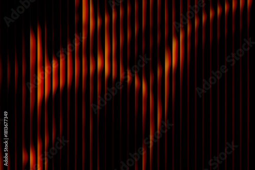 Dynamic abstract background with vertical orange and red light streaks creating a modern and energetic visual effect