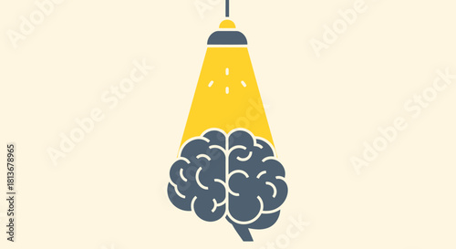 Unlock your brain's potential with focused light bulb inspiration, ideal for creative problem-solving and innovative thinking in business and education