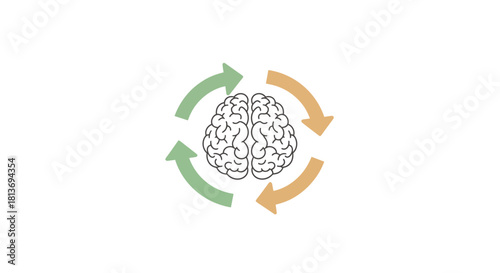 Boost your brainpower with this inspiring icon of mental agility, perfect for learning platforms, self-improvement guides, and creative thinking resources