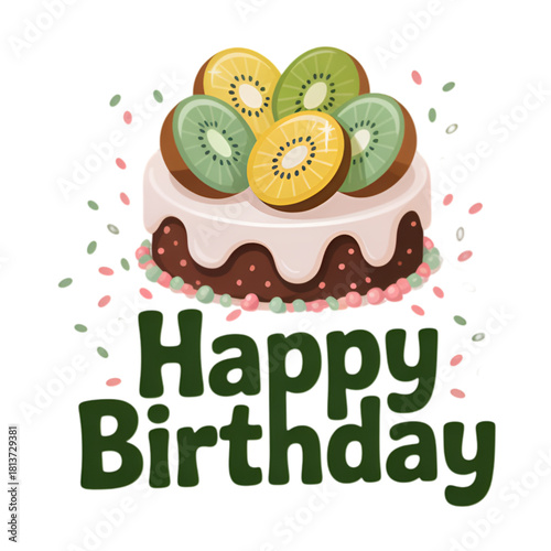 easter cake with eggs