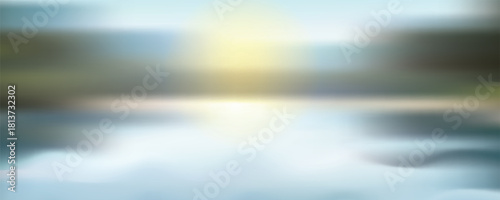 Circle blur horizontal lines gradient background design