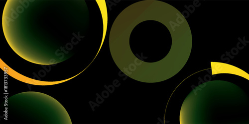 Abstract Background Design HD Dark Discord Green Color