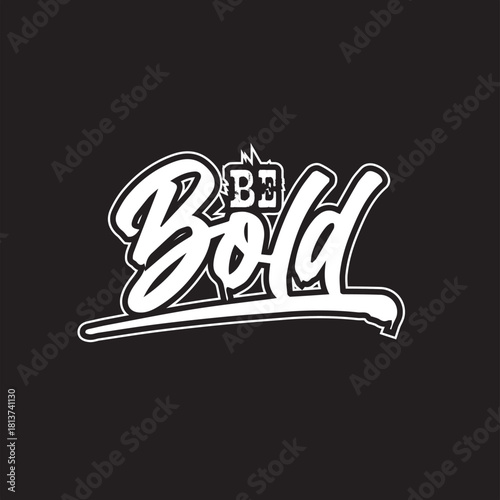 Typography modern creative text design