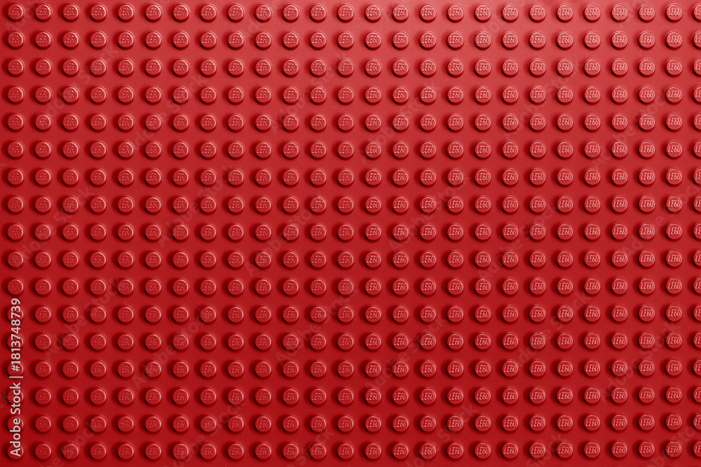 Naklejka premium Classic Red Baseplate background
