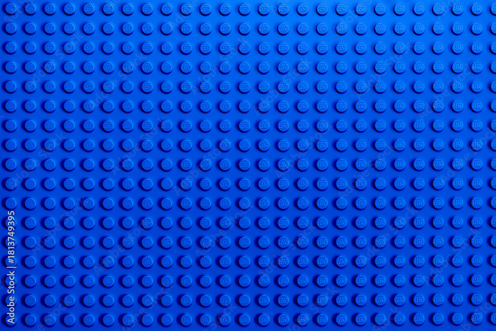 Naklejka premium Classic Blue Baseplate background
