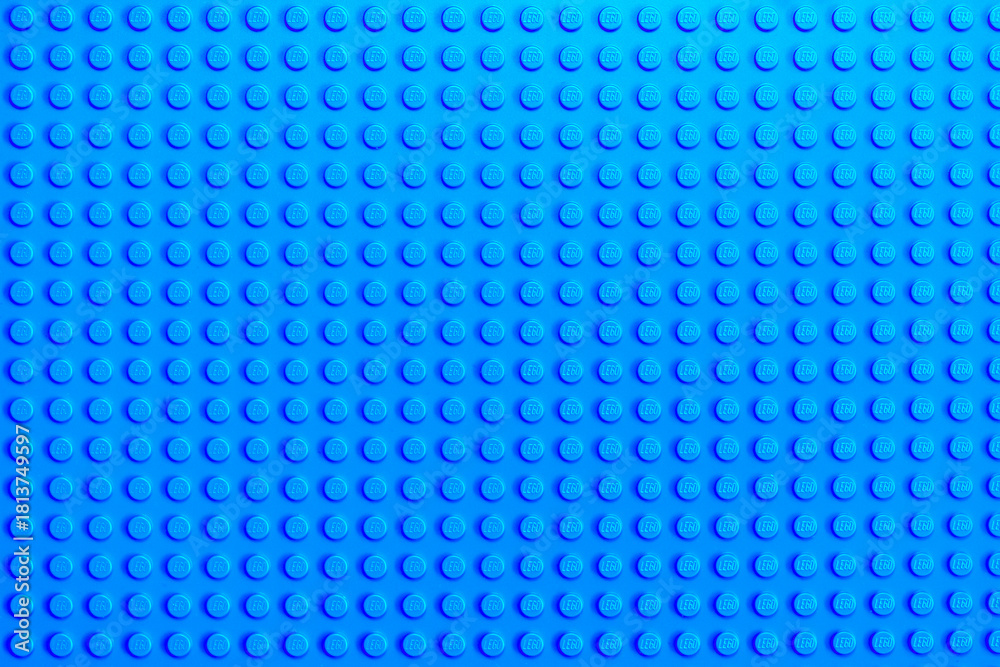 Naklejka premium Classic Blue Baseplate background