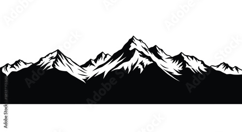 Four silhouettes of men speaking through vintage megaphones in a row