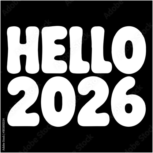 hello-2026-bold-retro-typography design