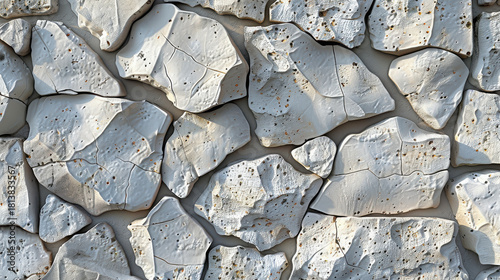 Old grey stone wall texture background with a rough rock pattern perfect for abstract architecture material