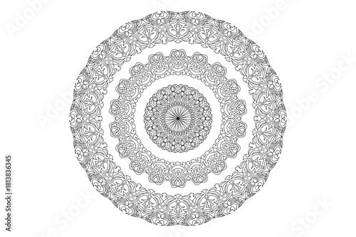 Mandala Design with Beautiful Work