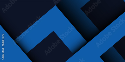 Blue black abstract background geometry shine and layer element vector for presentation design. Suit for business, corporate, institution, party, festive, seminar, and talks. Eps 10