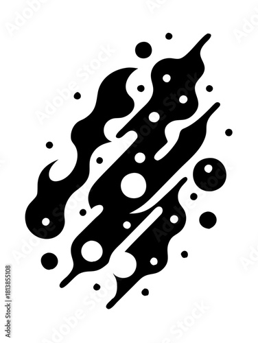 An intricate abstract artwork featuring swirling patterns and vibrant colors that evoke a sense of depth and dimensionality.