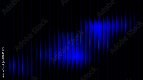 Dynamic blue vertical lines abstract digital light gradient modern