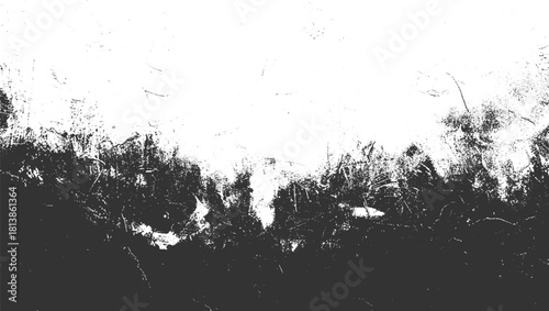Black and white textured grunge background with distressed concrete effect and scattered dust particles