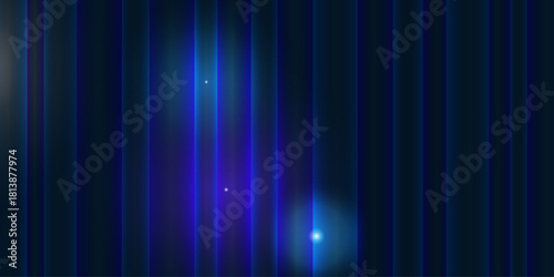 Blue purple neon vertical stripes background