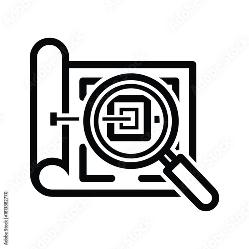 Black icon of a wallet with a downward arrow indicating a transaction or deposit