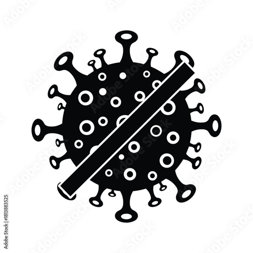 Abstract black line art geometric diamond symbol logo design element enclosed in a circular frame, isolated on