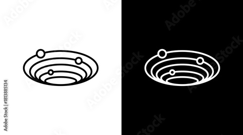 Dark Matter White Icon Set Design