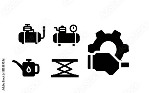 Car Service center logo icon