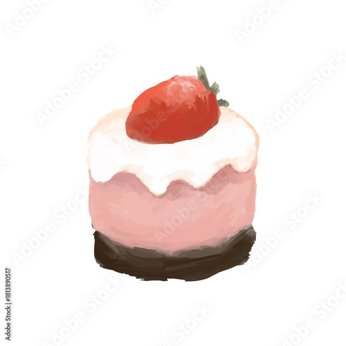 Sweet Mousse Cake Collection: Strawberry Mousse Cake