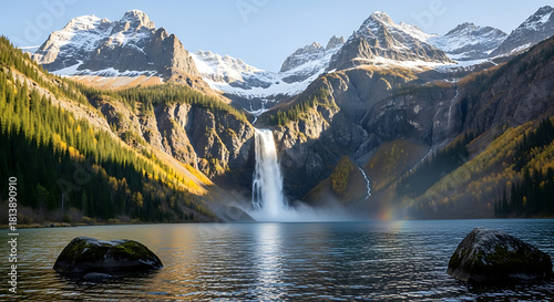 Fototapeta Naklejka Na Ścianę i Meble -  mount cook national park