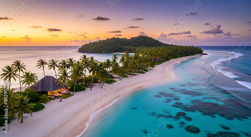 Fototapeta Naklejka Na Ścianę i Meble -  sunset on the beach