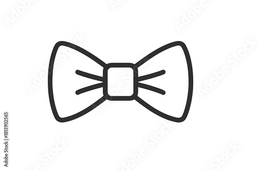 Classic formal bow tie accessory representing elegance and style for clothing or gifts