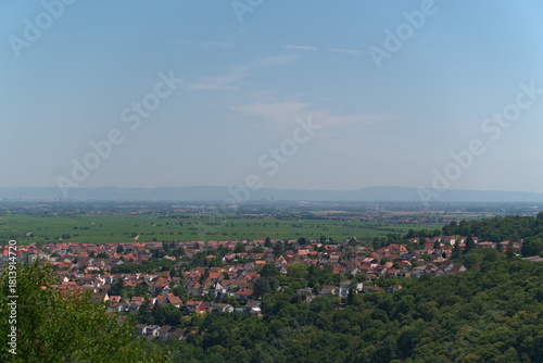 Wallpaper Mural View on beautiful landscape with a town Torontodigital.ca
