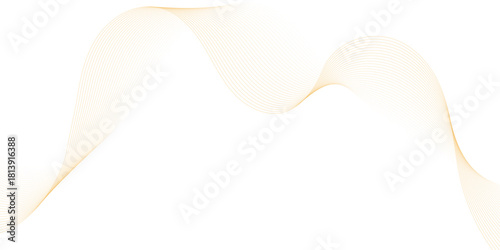 Abstract flowing wave lines in gradient colors of soft blue and golden yellow on a white background,
smooth curves creating a sense of motion and harmony, minimalistic modern design,
elegant and airy,