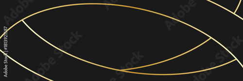Modern Gold line Background. Luxury Wallpaper. Abstract Business Banner. Vector Illustration
