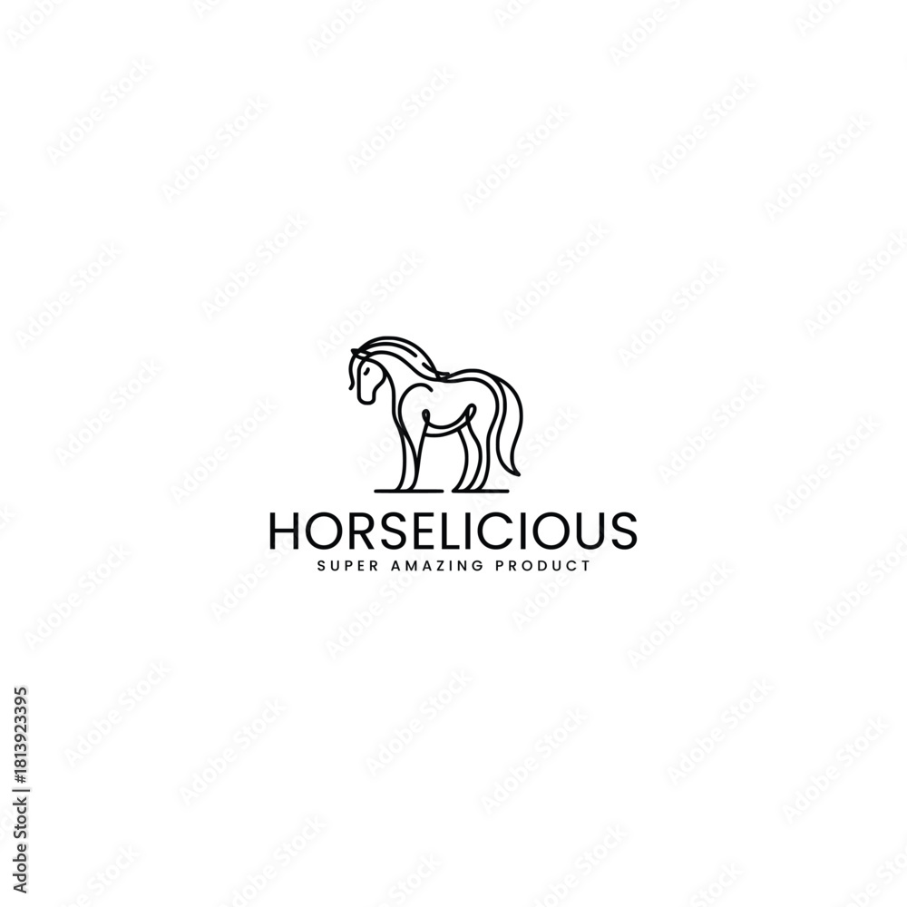 Fototapeta premium Horse logo