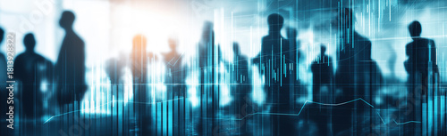 blue abstract blurred  HR background