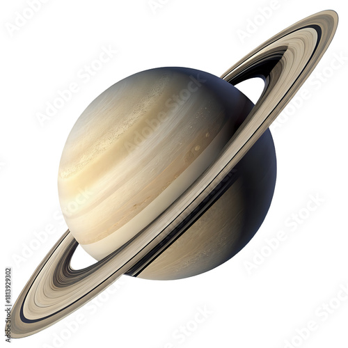 saturn planet ,isolated on transparent png