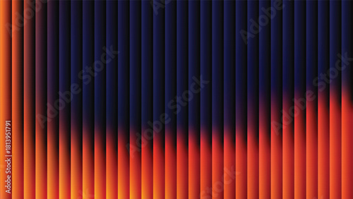 dark and red gradient abstract background with ribbed glass effect. Futuristic fractal glass background with soft wave and glow. Perfect for tech branding, poster, product presentation, ad designs