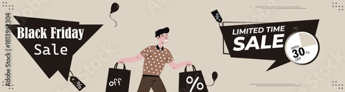 black Friday sale banner 