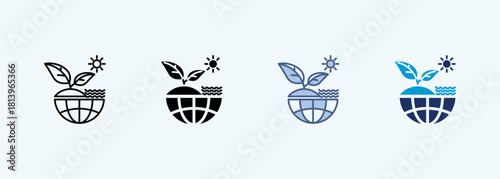 ecosystem multiple style icon collection