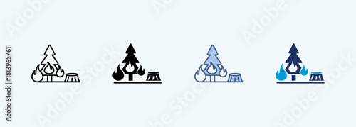 habitat destruction multiple style icon collection