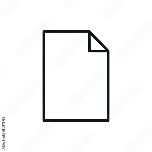 Document Icon Vector illustration	
