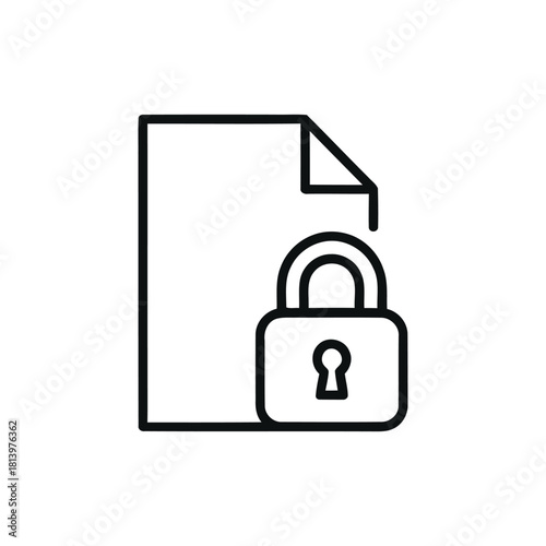 Document Icon Vector illustration	
