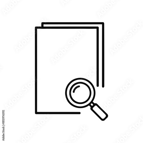 Document Icon Vector illustration	
