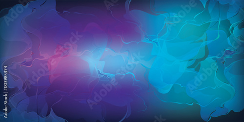 Purple and blue background with a light trail in the middle