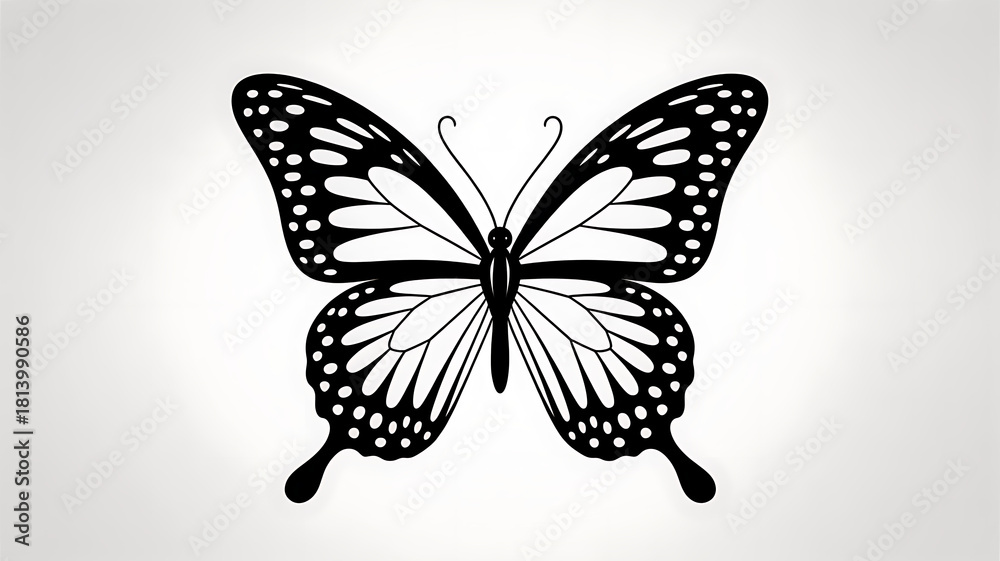 Obraz premium butterfly vector illustration