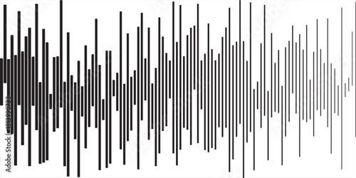 Vertical line texture. Black lines pattern background. Abstract dither rasterized grunge overlay. Vector wide ripple texture. Vektor illustration.